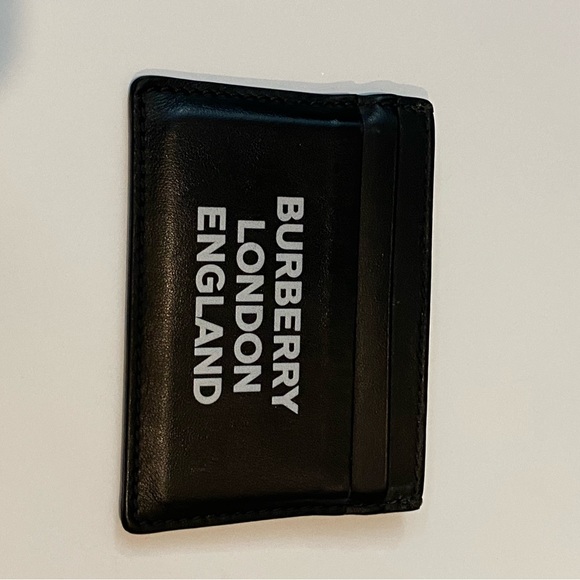Burberry black leather card holder - Picture 5 of 5